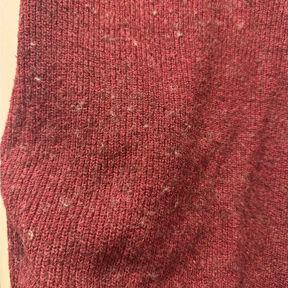 Maurices Deep Red V-Neck Sweater - Picture 4 of 10